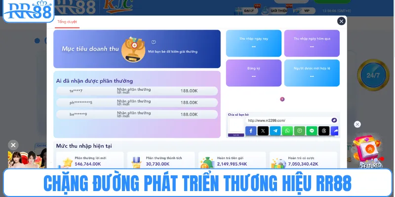 Chặn đường phát triển thương hiệu RR88